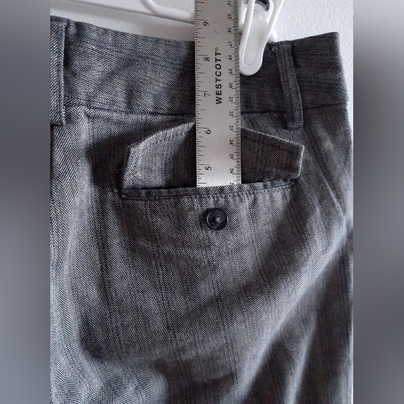 Grey wide-leg professional slacks, 4 - Picture 13 of 16
